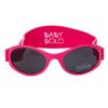 Baby Solo Original Baby Sunglasses Safe, Soft, & Adorable Durable Case Included (0-36 Months, Matte Hot Pink Frame w/Solid Black Lens) view 1