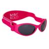 Baby Solo Original Baby Sunglasses Safe, Soft, & Adorable Durable Case Included (0-36 Months, Matte Hot Pink Frame w/Solid Black Lens) view 2