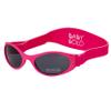 Baby Solo Original Baby Sunglasses Safe, Soft, & Adorable Durable Case Included (0-36 Months, Matte Hot Pink Frame w/Solid Black Lens) view 3