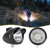 Bike Head Light Bicycle Retro Front Headlight Super LED Cycling Lighting Equipment with Frame & Visor view 4