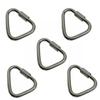 5 PCS Stainless Steel 1/4" Marine Triangle Quick Link 880 LBS Shackle Boat Rig view 1