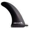 Abahub 10'' SUP Single Center Fin with 1 No Tool Fin Screw, Fiberglass Reinforeced 10 inch SUP Replacement Fins for Surfing, Surfboard, Stand-up Paddle Board, Longboard, Black view 1