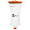 Vecto Water Collection and Filtration Bag 2 Liter Orange - 28mm Neck Compatible With Popular Filters - Wide Opening For Easy Water Collection - Lightweight, Compact, Durable Tethered Cap and Slider view 1