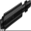 8FLIGHT Eight Flight Regular Shaft Spin Black 26mm