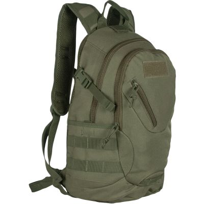 FOX OUTDOOR PRODUCTS Scout MOLLE Day Pack | Compact 20L Tactical Backpack with Hydration Sleeve for EDC, Hiking & Outdoor Use, Olive Drab
