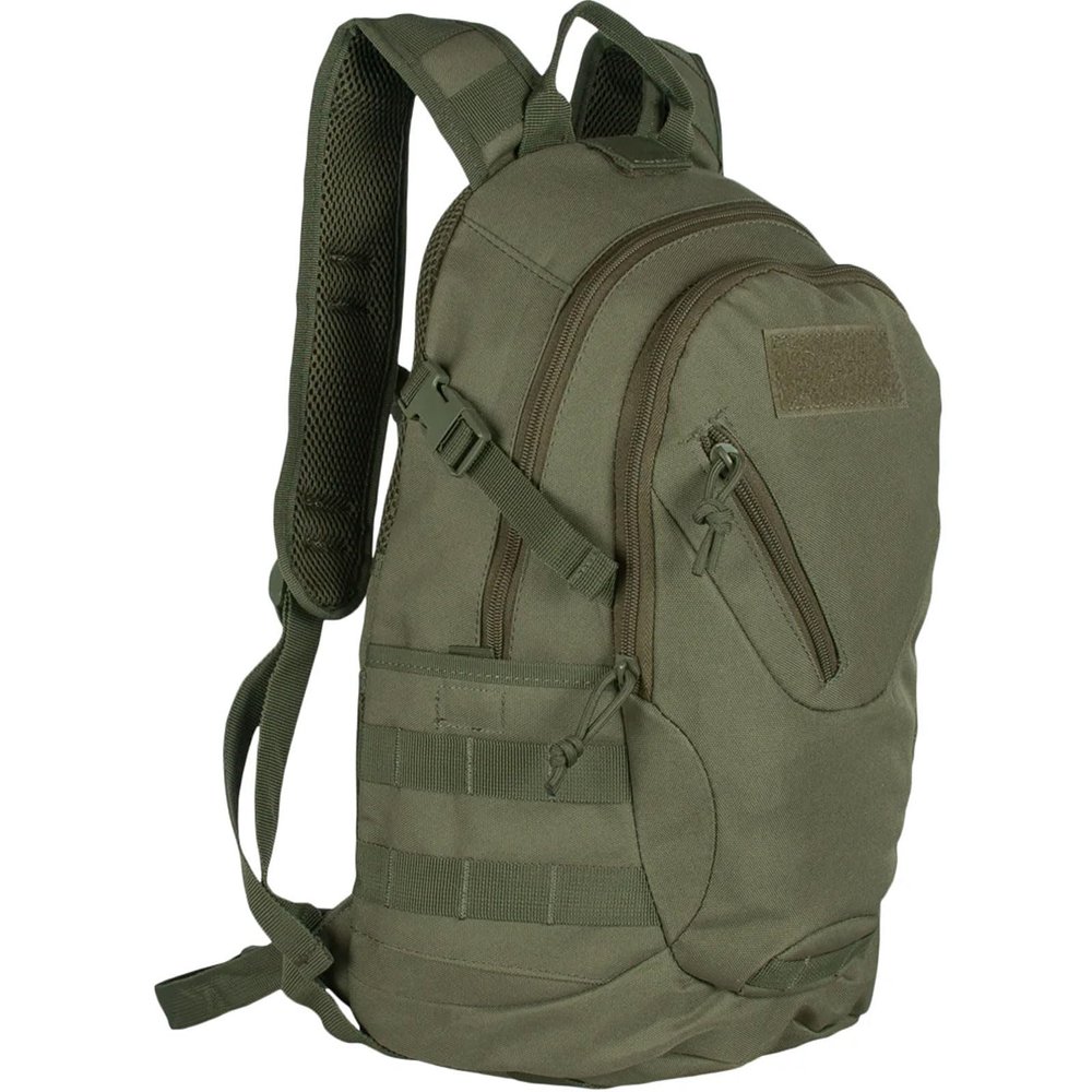 FOX OUTDOOR PRODUCTS Scout MOLLE Day Pack | Compact 20L Tactical Backpack with Hydration Sleeve for EDC, Hiking & Outdoor Use, Olive Drab