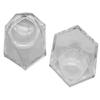 Sovenny 5 Pieces Acrylic Hexagon Display Stand Holder for Softball Golf Tennis Ball Baseball Marbles Egg Sphere Puzzle Balls (M) view 4