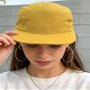 CLAPE 5 Panel Hat for Men, Quick Drying Sun Hat Unique Design Short Brim Bump Cap view 2
