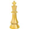 Chess King Trophies with Custom Engraving, 7.25" Personalized Gold Chess Piece Award Trophy On Deluxe Round Base 10 Pack view 2