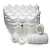 Rolling Sands Reusable Bulk Water Bottles 24 Pack - 20 Oz Sports Water Bottles, USA Made, BPA-Free, Wide Mouth for Easy Cleaning, Dishwasher Safe, Break Resistant - White Bottle/White Lid view 1