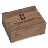 M. LA HART Indiana University Solid Walnut Desk Box view 1