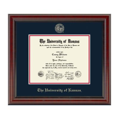M. LA HART University of Kansas PhD Diploma Frame, the Fidelitas