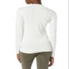 Amazon Essentials Women's Lightweight Mockneck Sweater (Available in Plus Size), Ivory, XX-Large view 3