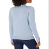 Amazon Essentials Women's Lightweight Mockneck Sweater (Available in Plus Size), Indigo Blue Heather, Medium view 3