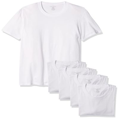 Nautica Men's 5 Pack Cotton Crew Neck T-Shirts