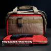 DDT VETERAN OWNED AND OPERATED Ranger 2 Pistol Padded Range Bag, 1000D, Locking Zippers, Color Tan view 3