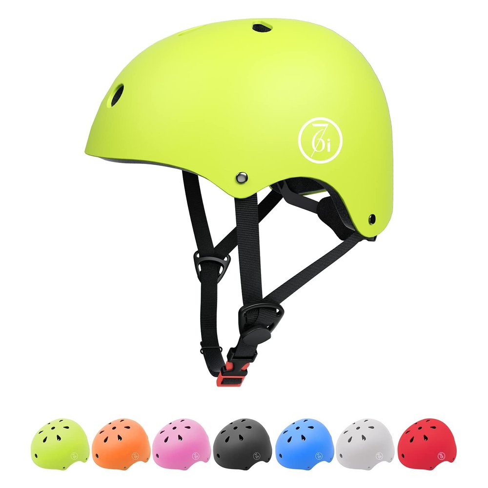 67i Bike Helmet for Adults & Kids 8-14 - Adjustable L (22.83-23.82) Lightweight Ventilated Cycling Helmets with 11 Vents (Yellow)