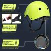 67i Bike Helmet for Adults & Kids 8-14 - Adjustable L (22.83-23.82) Lightweight Ventilated Cycling Helmets with 11 Vents (Yellow) view 4