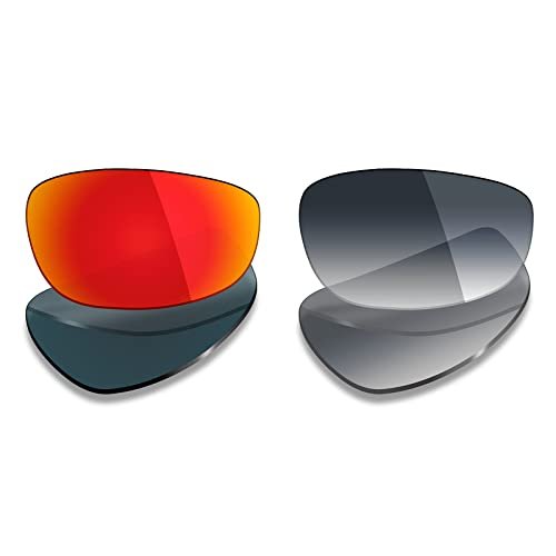 Mryok 2 Pair Polarized Replacement Lenses for Oakley Split Jacket Sunglass - Options