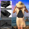 KUUQA 20Pcs Drawstring Backpack Bag Bulk Black Drawstring Bags String Backpack Sport Gym Sack Bags Foldable Storage Bag for Women Men Shopping Gym Travel Sports view 3
