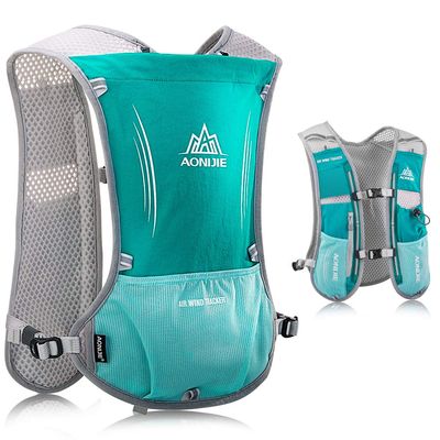 NARUTOO Lightweight Running Hydration Backpack, 5L 190g Running Hydration Vest for Women and Men Cycling Running Climbing Hiking Vest Pack (Green)