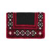 Tough 1 Diamond Design Saddle Pad Red/Black view 1