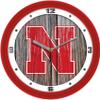 SunTime Nebraska Cornhuskers - Weathered Wall Clock view 1