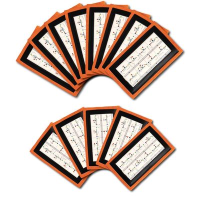 Wristband Interactive Y23 - Football Wristbands - Wrist Coach - QB Wristband - Football Play Wristbands - Playbook Wristband (Orange, 5 Pack)