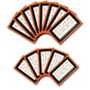 Wristband Interactive Y23 - Football Wristbands - Wrist Coach - QB Wristband - Football Play Wristbands - Playbook Wristband (Orange, 5 Pack) view 1