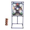 Sport Squad Target Toss Game Set - Choose Either Football Toss or Baseball Toss - Portable Indoor or Outdoor Design for Cookouts, Tailgates, or Backyard Fun - Includes 4 Balls - Easy Assembly, Multi view 1