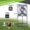 Sport Squad Target Toss Game Set - Choose Either Football Toss or Baseball Toss - Portable Indoor or Outdoor Design for Cookouts, Tailgates, or Backyard Fun - Includes 4 Balls - Easy Assembly, Multi view 2