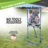 Sport Squad Target Toss Game Set - Choose Either Football Toss or Baseball Toss - Portable Indoor or Outdoor Design for Cookouts, Tailgates, or Backyard Fun - Includes 4 Balls - Easy Assembly, Multi view 4
