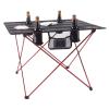 Camp Table - Outdoor Folding Table with 4 Cupholders and Carrying Bag for Camping, Beach, Picnic, Sporting Events, and More by Wakeman Outdoors view 1