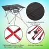Camp Table - Outdoor Folding Table with 4 Cupholders and Carrying Bag for Camping, Beach, Picnic, Sporting Events, and More by Wakeman Outdoors view 4