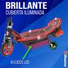 Razor Power Core E90 Glow Electric Scooter - Black/Red Glow view 3