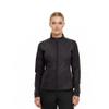 Natural Uniforms Women's Ultra Soft Stretch Zip Up Scrub Jacket (Black, 3X-Large) view 1