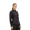 Natural Uniforms Women's Ultra Soft Stretch Zip Up Scrub Jacket (Black, 3X-Large) view 2