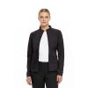 Natural Uniforms Women's Ultra Soft Stretch Zip Up Scrub Jacket (Black, 3X-Large) view 4