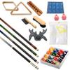 Pool Table - Premium Billiard 32 Pieces Accessory Kit - Pool Cue Sticks Bridge Ball Sets (Kit-12) view 1