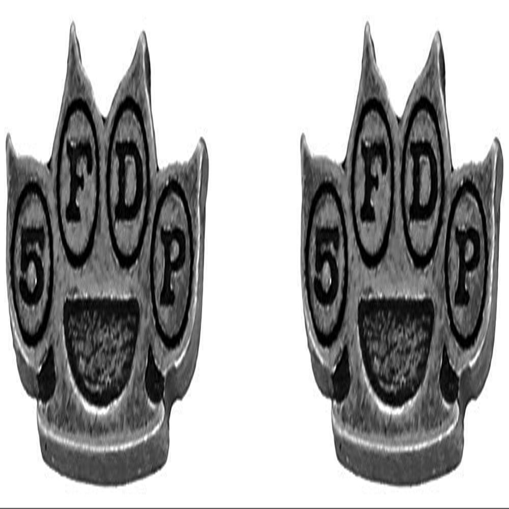 Alchemy Gothic England - 5FDP: Knuckle Duster Ear Studs