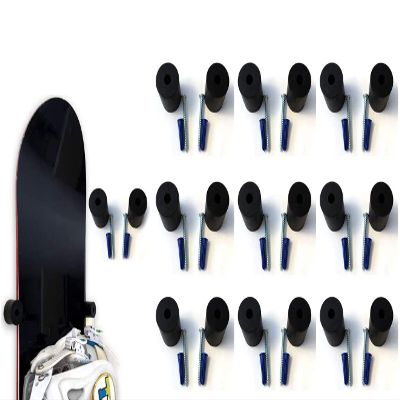 SkateHoarding Wall Bullet Snowboard Wall Mount Display Hanger Rack 10-Pack
