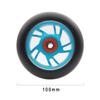 Z-FIRST 2Pcs 100 mm Pro Stunt Scooter Wheels with ABEC 9 Bearings for MGP/Razor/Lucky/Envy/Vokul Pro Scooters Replacement Wheels (Blue) view 2