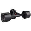 Skateboard Truck High Durability Longboard Truck with Skate Wheel Pad Bearing Bolt 2pcs/set (Black shaft black wheel) view 2