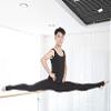 AceAcr Gymnastic Stirrup Pants for Mens Stretch Ballet Tights Stretch Soft Dance Pants Latin Dance Wear Ballerina Tights Black view 4