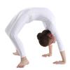 Agoky Kids Girls Metallic Shinny Tank Top Gymnastics Leotard Ballet Dance Wear Jumpsuit White Jumpsuit 10-12 view 3