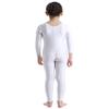 Agoky Kids Girls Metallic Shinny Tank Top Gymnastics Leotard Ballet Dance Wear Jumpsuit White Jumpsuit 10-12 view 4