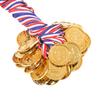 100 Packs Children's Gold Plastic Winner Medals Kids Golden Winner Awards Medals view 2