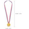 100 Packs Children's Gold Plastic Winner Medals Kids Golden Winner Awards Medals view 4