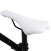 Bike Seat, 2 Colors Shockproof Wear-Resistant PU Leather Saddle Cycling Cushion (White) view 1