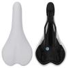 Bike Seat, 2 Colors Shockproof Wear-Resistant PU Leather Saddle Cycling Cushion (White) view 2